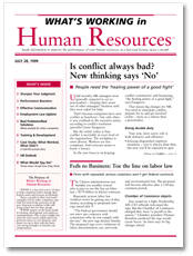 What's Working in Human Resources